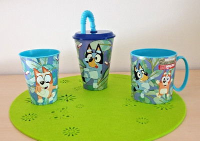 Bluey  Bingo  Tasse Kindertasse  Kinderbecher  Trinkbecher  Becher Neu