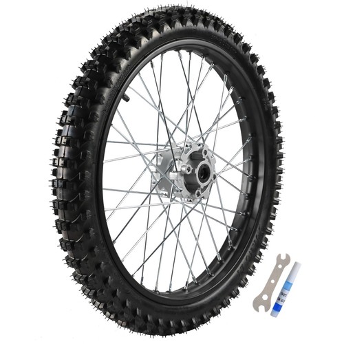 19" inch 70/100-19 Front Wheel Rim Tire Tube For CRF100F CRF150F KLX140L PITBIKE - Picture 2 of 4