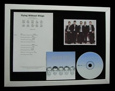 WESTLIFE Flying Without Wings MUSIC CD QUALITY FRAMED DISPLAY+FAST GLOBAL SHIP
