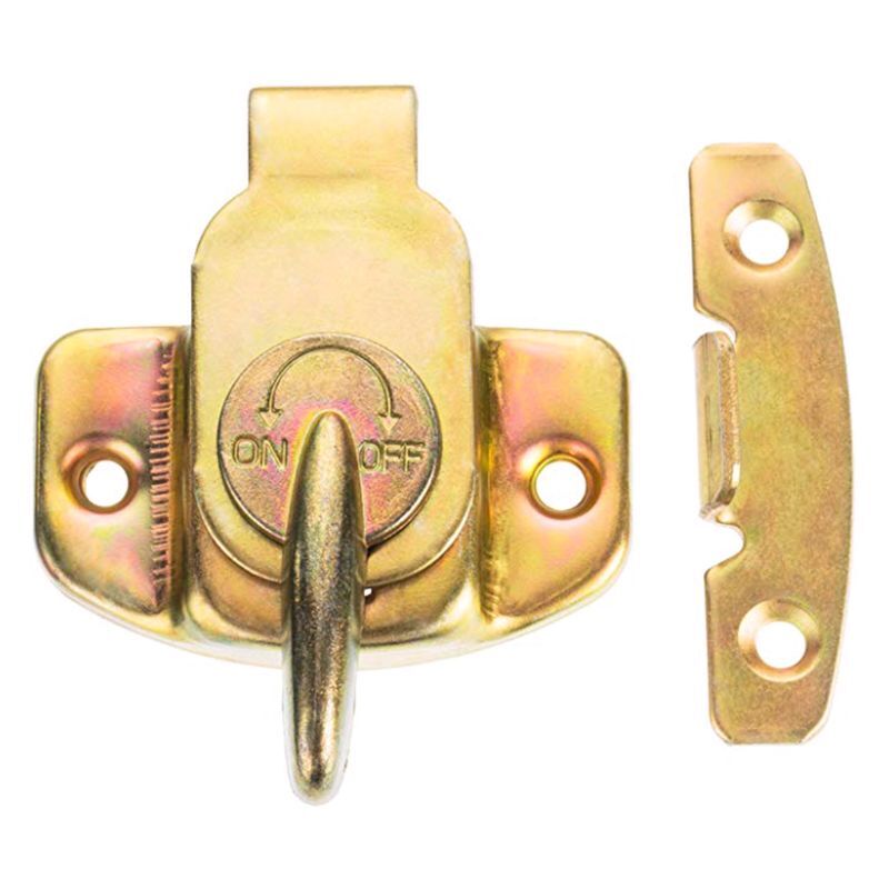 6PCS Metal Door Hasps Fasteners Dining Table Desktop Locks Door Buckles