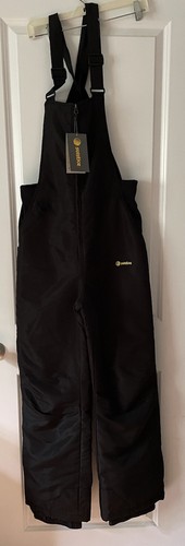 SOLSTICE Mens Black Insulated /Water Resistant Ski Snowboard Snow Bib Small NWT - 第 1/10 張圖片