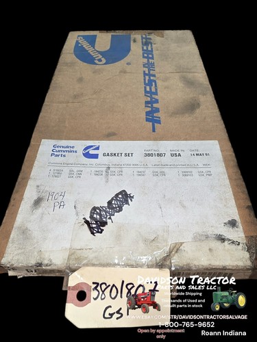 Cummins 3801807 Gasket Set  - Picture 1 of 9