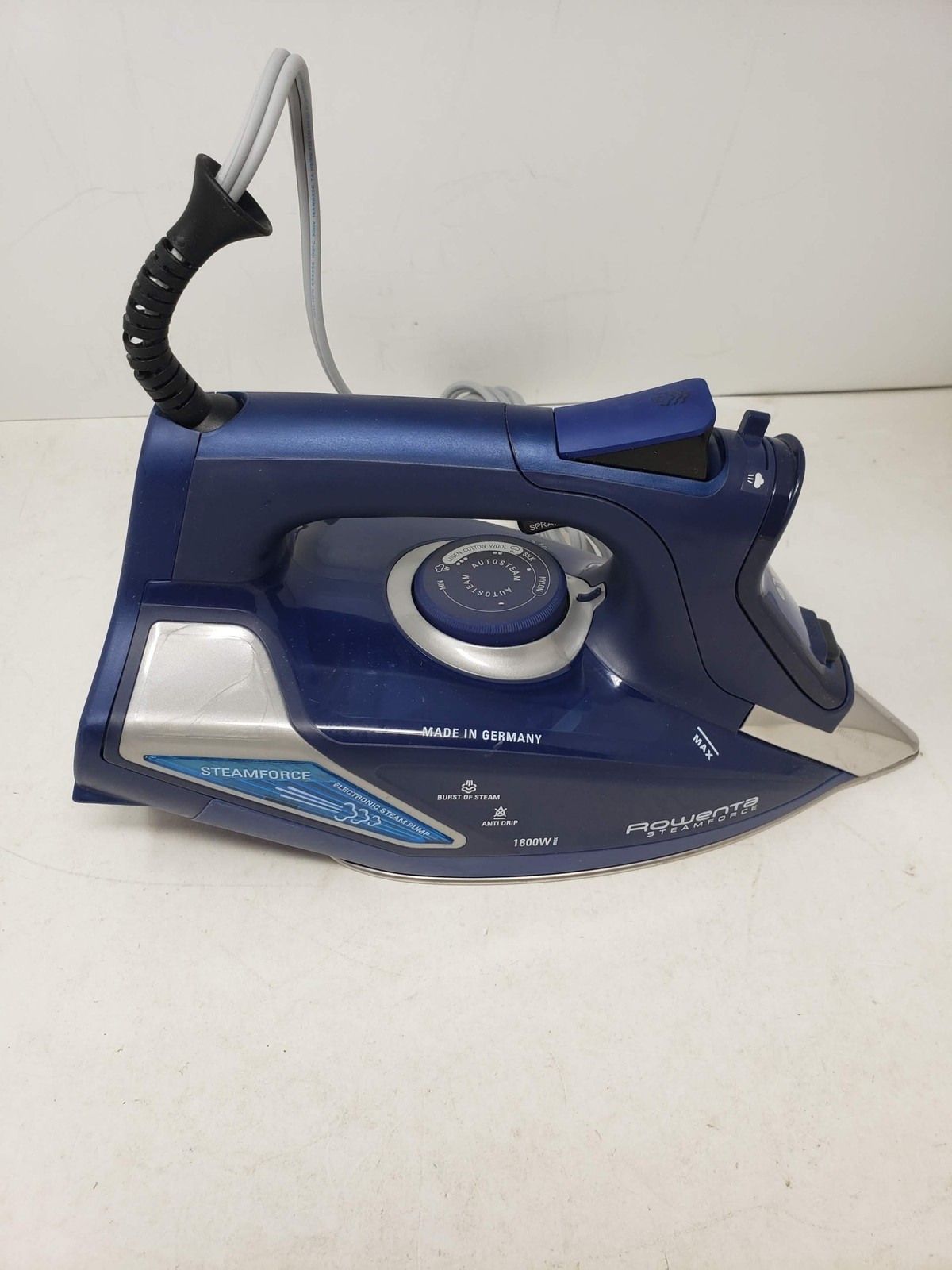 Rowenta DW9280 Digital Display Steam Iron, Stainless Steel Soleplate D1