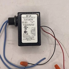 SENSOR SWITCH SP-20 SLAVE POWER PACK RELAY CIRCUIT PROTECTION - BLACK -120/277 V