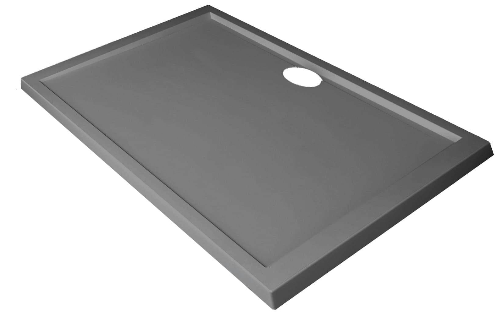 Novellini Olympic Piatto Doccia Slim Acrilico Rettangolare Grigio 120x80 H4,5 cm