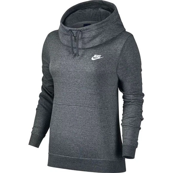 Nike loose neck hoodie sales