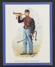 Bugler Artillery 1991 Civil War Uniforms Card #18 (NM)