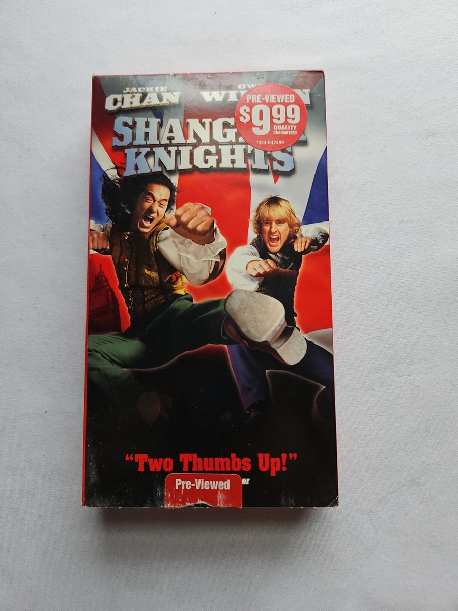 Shanghai Knights VHS TAPE, COMPLETE/NEW SEALED SEE PHOTOS