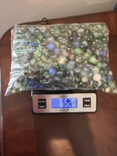 Lot of Approximately 500 Glass Marbles 6.520 lbs Glass Bulk Wholesale Toy