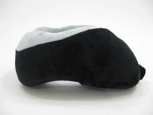 Travel Pillow U Shaped Memory Foam Neck Support Head Rest Airplane Cushion (gry)