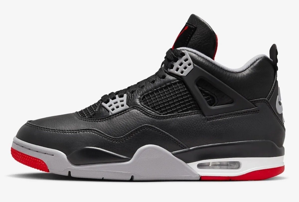 Nike Air Jordan 4 Retro Bred Reimagined Men's Sizes FV5029