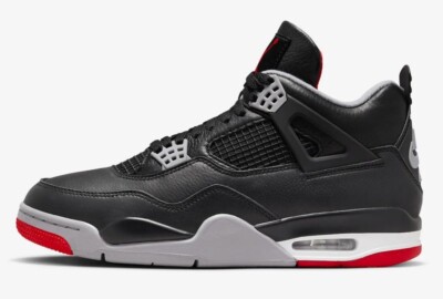 Nike Air Jordan 4 Retro Bred Reimagined Men's Sizes FV5029