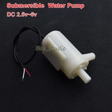 DC 3V-6V 5V Small Submersible Water Pump Aquarium Fish Tank Fountain Pond Pump