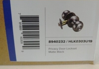 Miseno MLK3030 Porter Flat Ball Privacy Door Knob Set