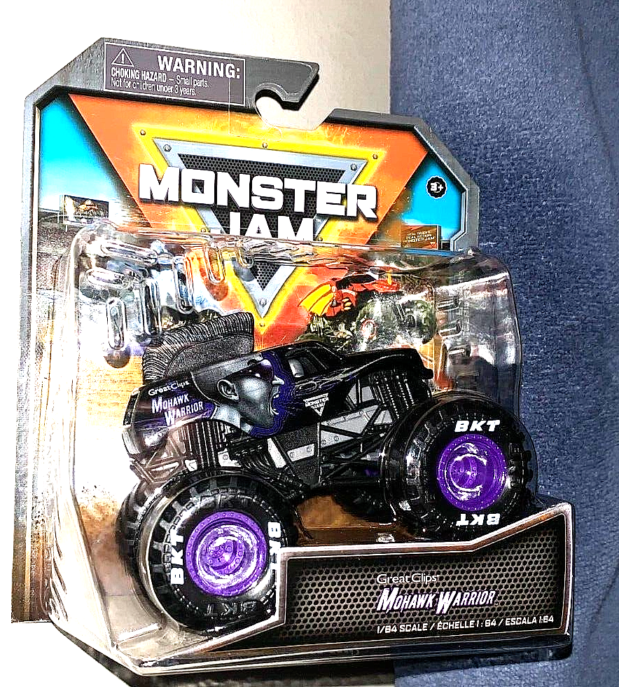 SPIN MASTER 2024 MONSTER JAM 1/64 MOHAWK WARRIOR ARENA FAVORITES