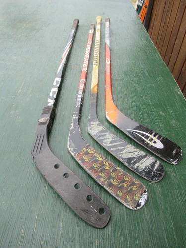 VINTAGE Set of 4 Composite Ice Hockey Stick Sticks CCM WARRIOR POWERTEK - Picture 4 of 6