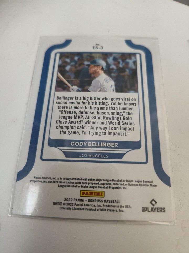 2022 Donruss ES3 Cody Bellinger Elite Series Diamond Parallel