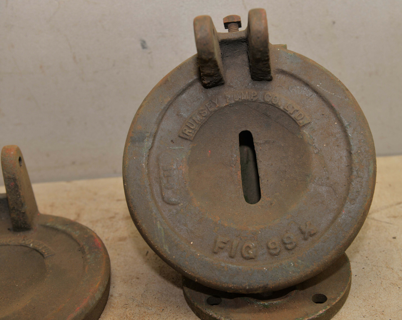 Antique water well pump parts Rumsey & more collectible cast iron