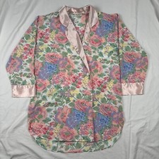 Vintage 90s Y2K Victoria Secret Gold Label Robe Dressing Gown Nightgown Size Sm