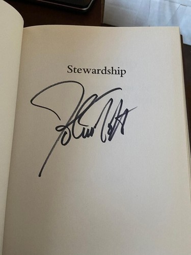 Stewardship: Lessons Learned Lost Culture of Wall Street BY JOHN TAFT SIGNED - Picture 2 of 3