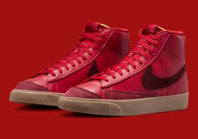 Size 12 Women's Nike Blazer Mid '77 Vintage Premium Leather Sneakers FZ4039-687