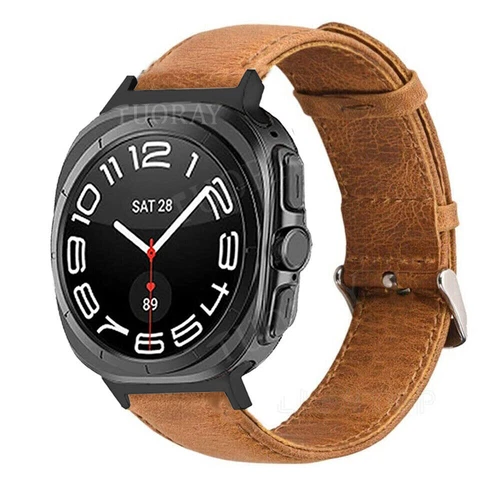 Lederarmband für Samsung Galaxy Watch Ultra 47mm Smart Watch Band Bracelet - Bild 49 von 84