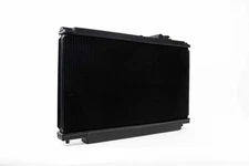 CSF Black Aluminum Radiator for 1993-1998 Toyota A80 Supra (Manual Transmission)