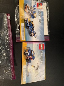 LEGO Creator Transport Truck #5765 100% Complete With Manuals, No Box.