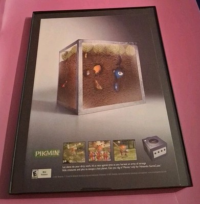 Pikmin Video Game Promo Framed Print Ad 2001 8.5x11 | eBay
