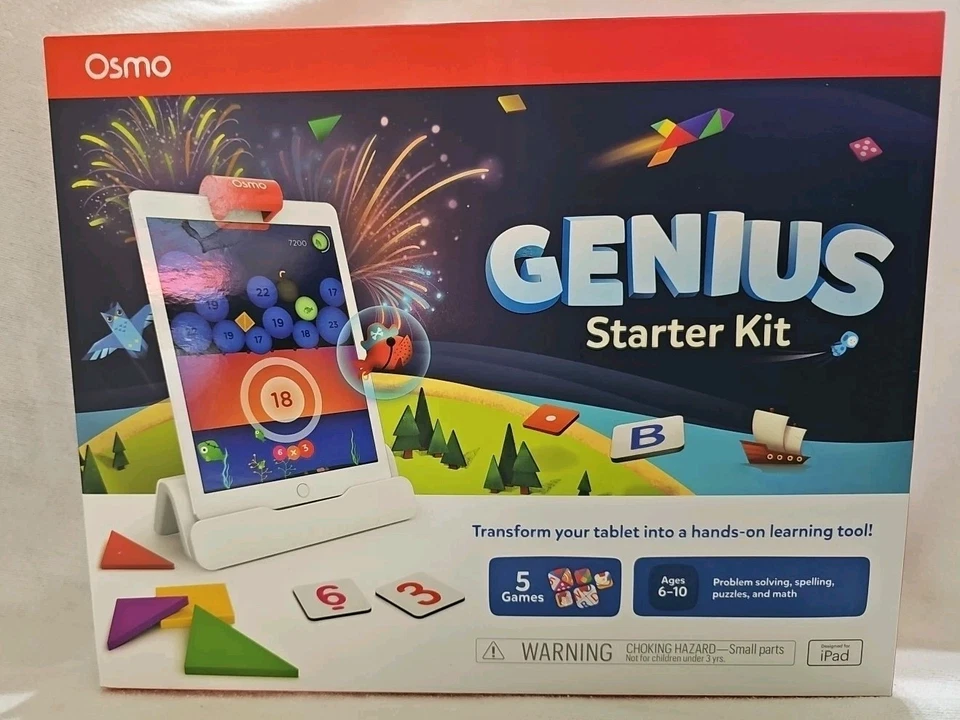 Osmo Little Genius & Genius Starter Kit para iPad - Juegos prácticos de aprendizaje NUEVO Foto 3 de 3