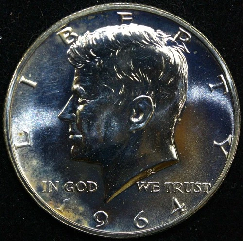 1964 Kennedy Half Dollar 90% SILVER PROOF COIN BU UNCIRCULATED #F14