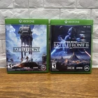 Star Wars Battlefront 1 & 2 Bundle (Microsoft Xbox One, 2017) Tested Working