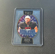 2024 Panini Select Michael Penix Jr. Neon Icons Rookie