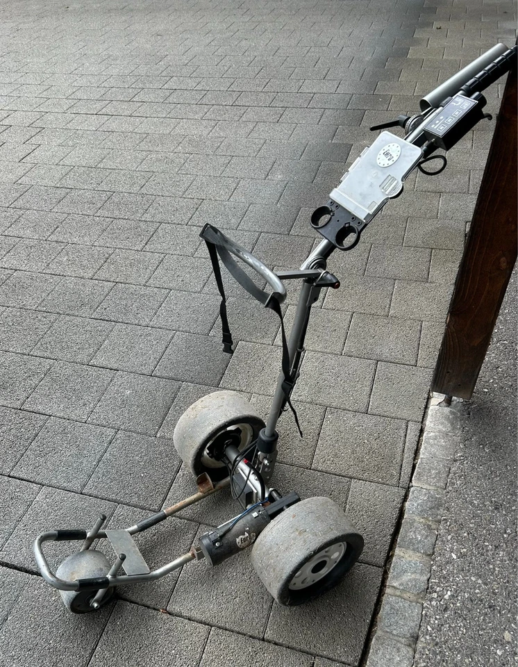 e golf trolley, gebraucht, funktioniert einwandfrei