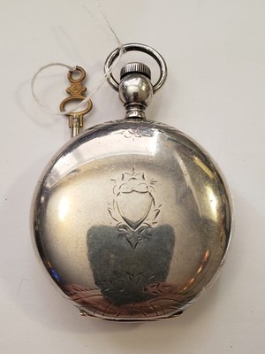 WALTHAM P.S. BARTLETT 18S.15J. KEY WIND POCKET WATCH 6OZ COIN WALTHAM P.S. BARTLETT 18S.15J. KEY WIND POCKET WATCH 6OZ COIN