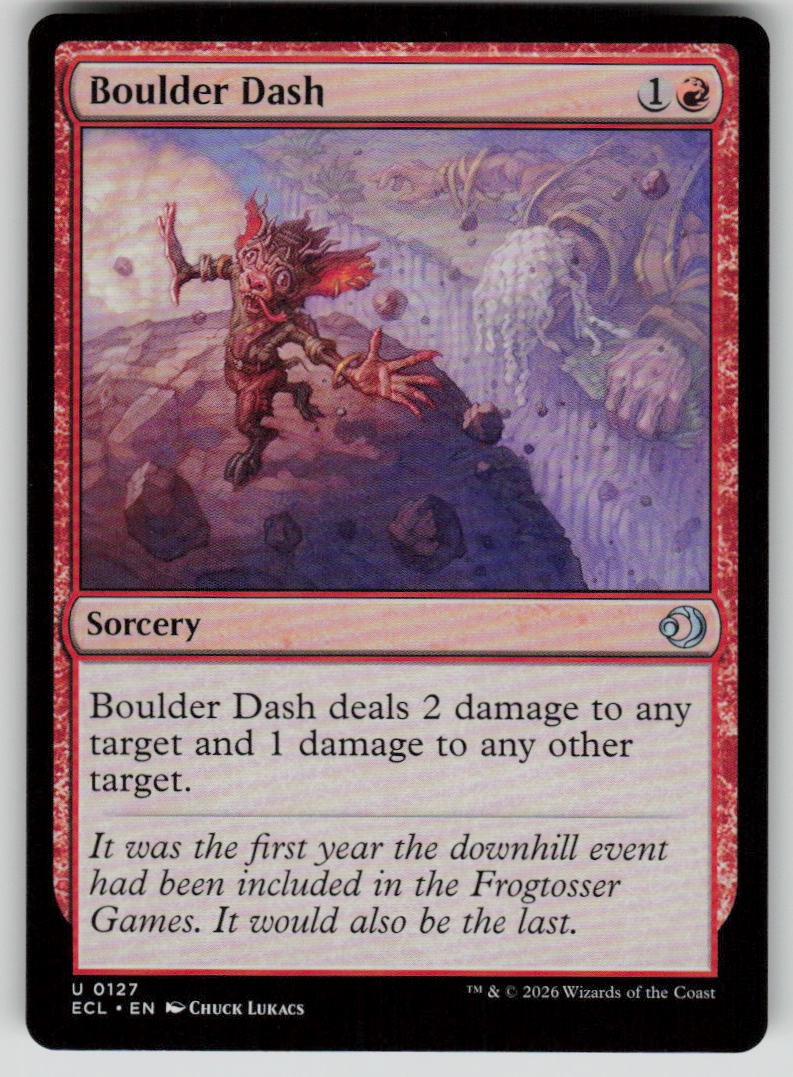 Boulder Dash Uncommon Lorwyn Eclipsed 127 MTG Near Mint 2026