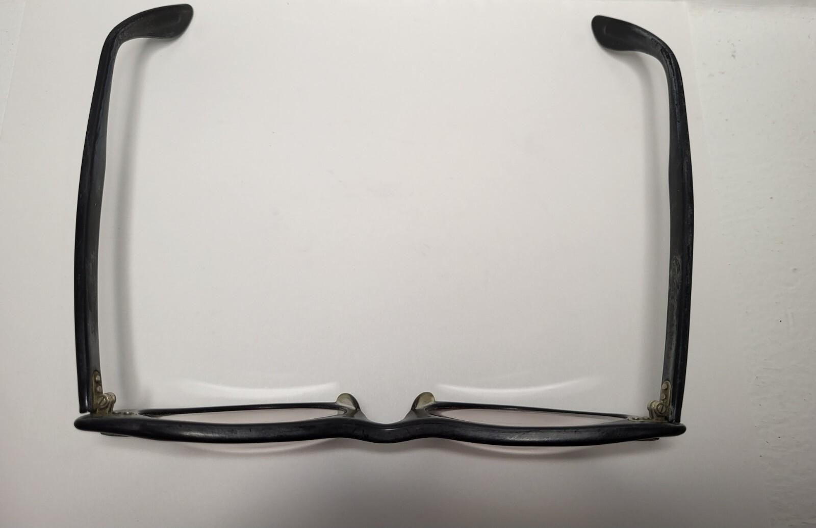 Vintage Bausch & Lomb Eyeglasses FRAME ONLY Black… - image 2