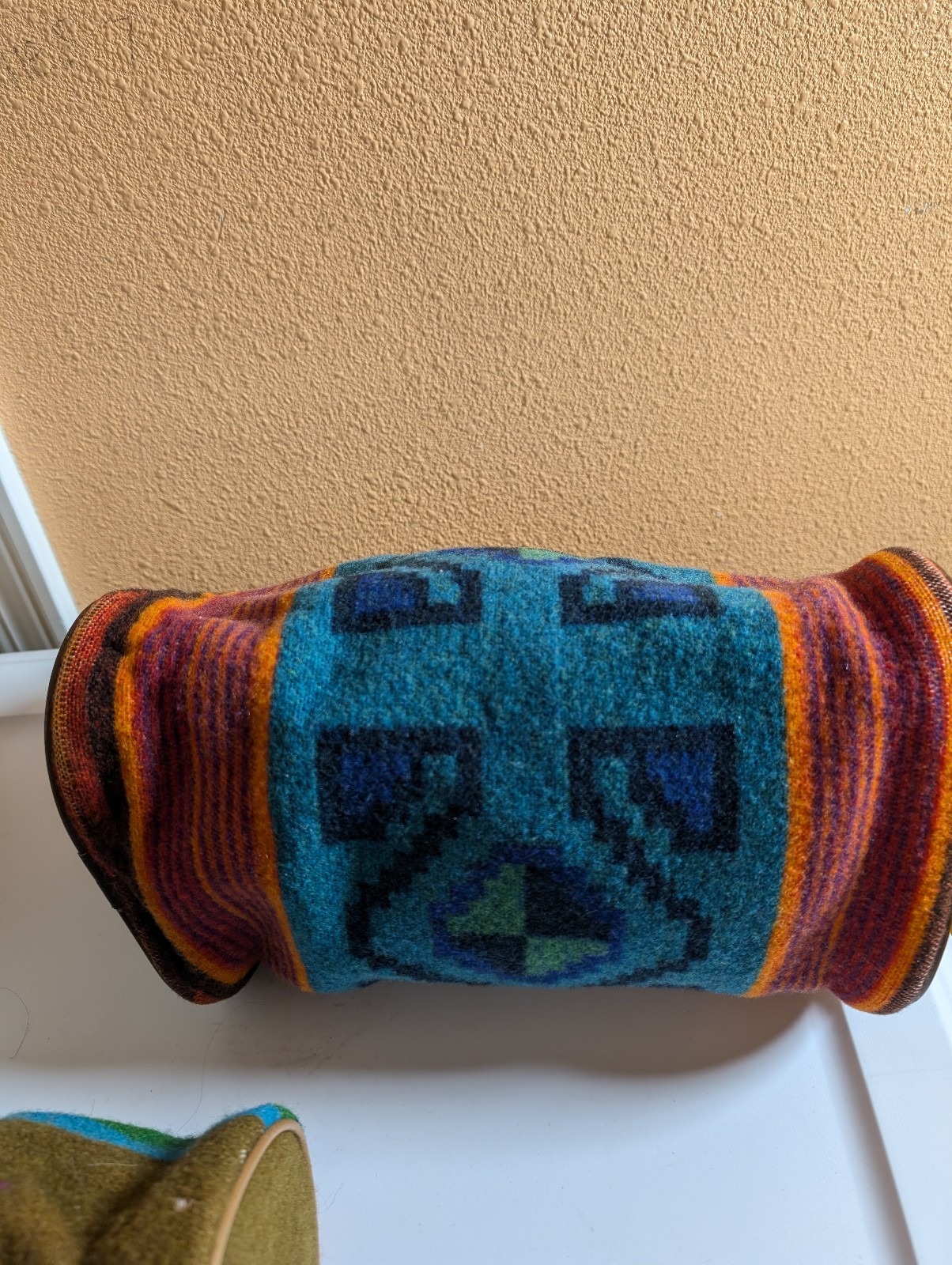 Pendleton Blanket Wool Aztec Pattern Barrel Style… - image 6