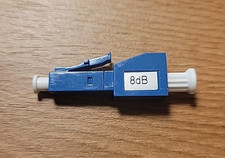 LC/UPC Fiber Optic Attenuator 8 dB, Male/Fema...