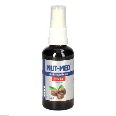 2x NUT Med Muskatnuss Hautöl Spray 55 ML