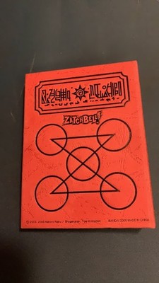 Zatch Bell! Red Spell Book Filled With Cards.
