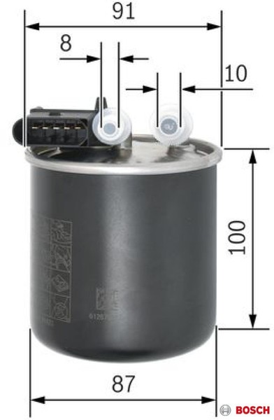 Bosch F026402838 Kraftstofffilter Kraftstoffilter FüR Mercedes-Benz-image