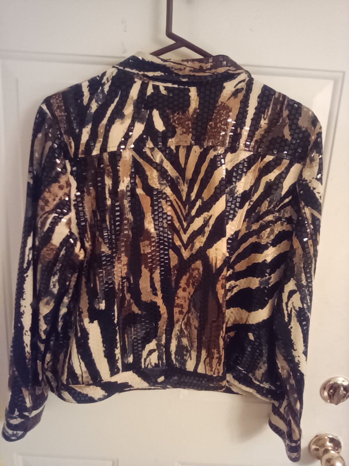 Notations PXL multicolor jacket polyester spandex… - image 5