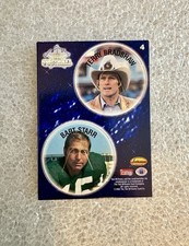 1994 Ted Williams Card Company POG card #4 Terry Bradshaw and Bart Starr