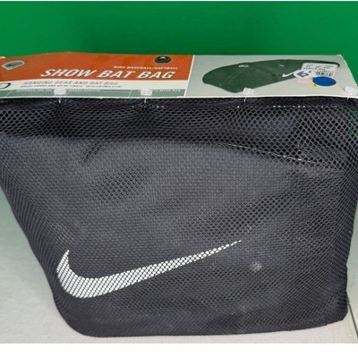 Nike Baseball Softball Show Bat Bag Hanging Gear and Bat Carrier Black Navy