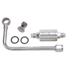 Edelbrock 8131 Performer Carb Fuel Line Kit Fuel Filter -6 An Inlet Edelbrock 8131 Performer Carb Fuel Line Kit Fuel Filter -6 An Inlet