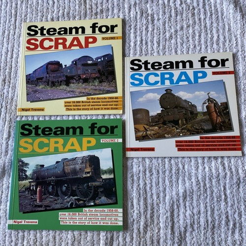 EISENBAHNDAMPF FÜR SAMMELBÜCHER BAND 1, 2, 3, NIGEL TREVENA