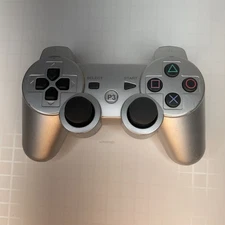 Aftermarket Sony PlayStation 3 PS3 silver Controller