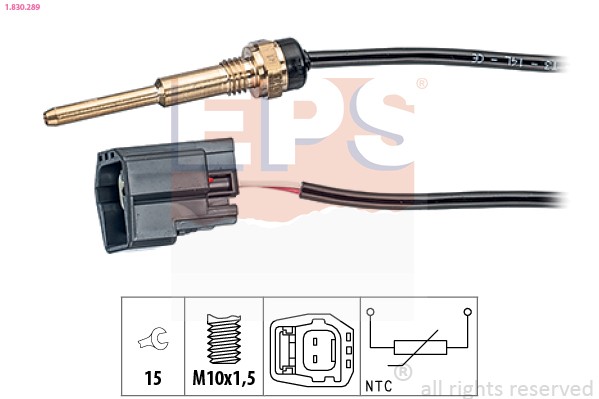 1X EPS 1.830.289 Sensor KüHlmitteltemperatur FüR CitroëN Ford Fiat Peugeot Land-image