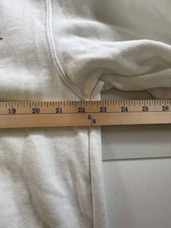 Champion University North Carolina Tarheels White Hoodie Sweatshirt Medium - Image 4 of 4